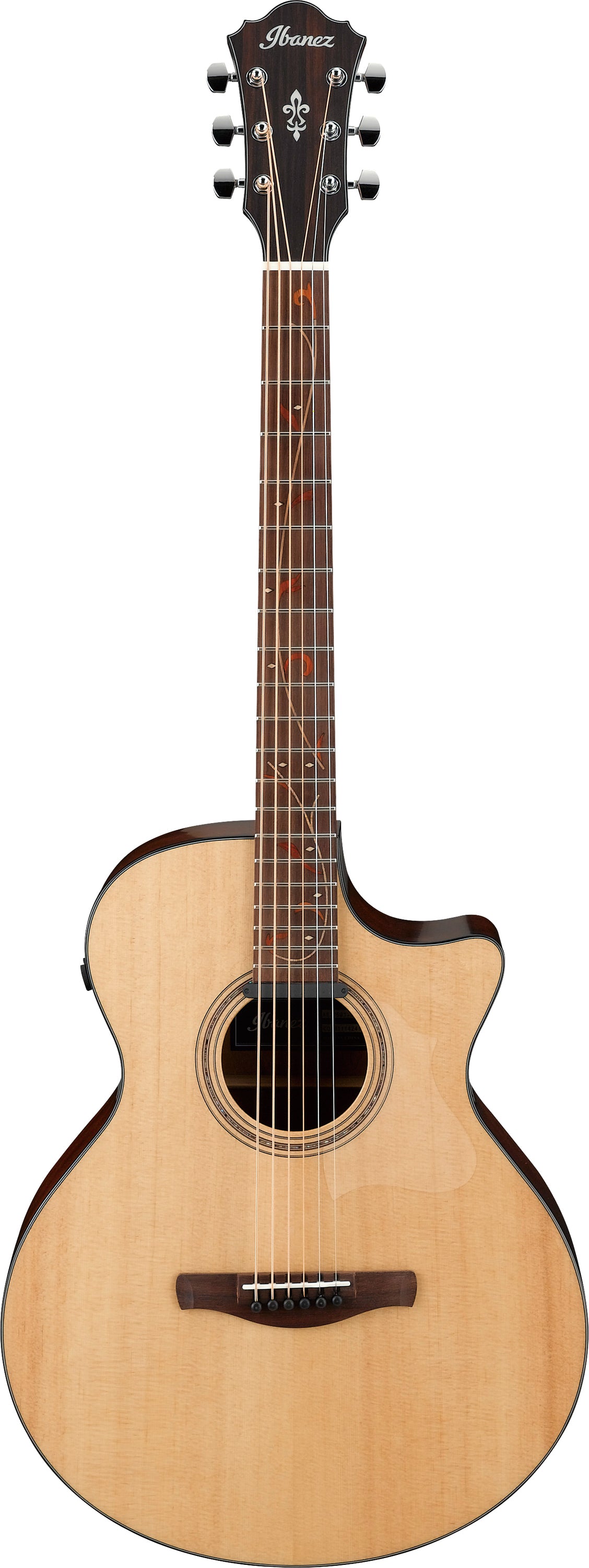 Ibanez AE275 Acoustic/Electric Baritone Guitar - Natural Low Gloss