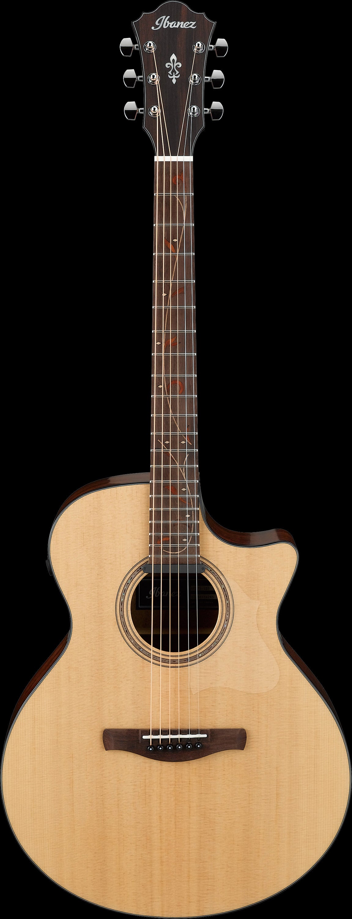 Ibanez AE275 Acoustic/Electric Guitar - Natural Low Gloss