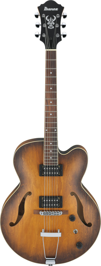 Ibanez Artcore AF55 Hollow Body Electric Guitar - Tobacco Flat