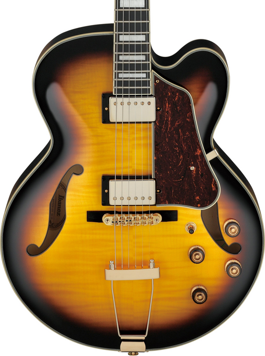 Ibanez AF95FM Artcore Expressionist Hollow Body Electric Guitar - Antique Yellow Sunburst