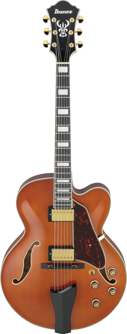 Ibanez AF95 Artcore Expressionist Hollow Body Electric Guitar - Dark Amber