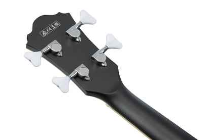 Ibanez AGB200 Artcore 4-String Hollow Body Electric Bass Guitar  - Black Flat