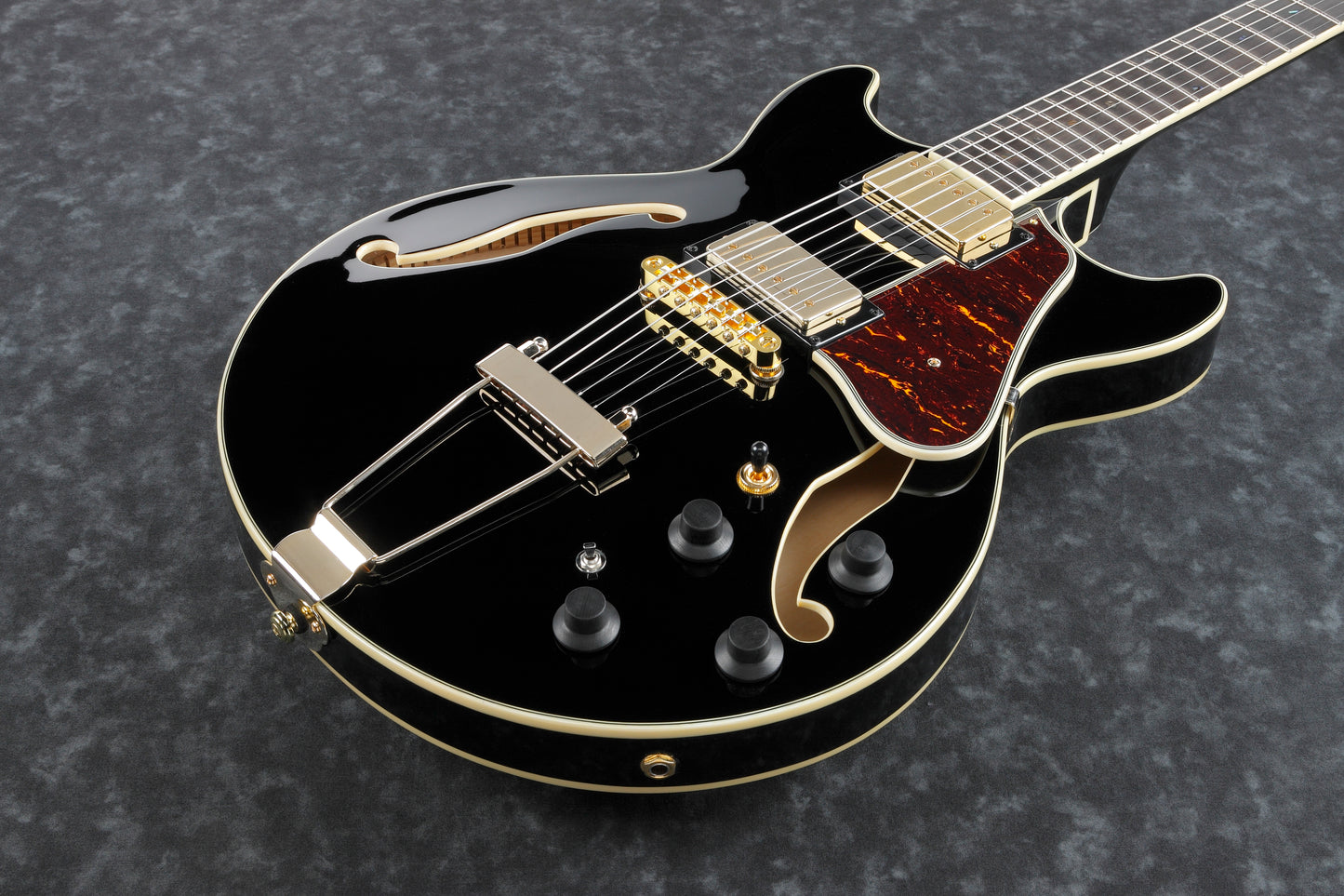 Ibanez AMH90 Artcore Expressionist Hollow Body Electric Guitar - Black