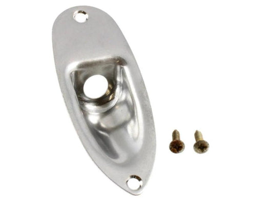 Allparts Stratocaster Jackplate - Nickel