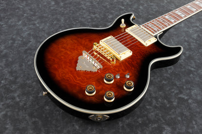 Ibanez AR325QADBS Electric Guitar - Dark Brown Sunburst