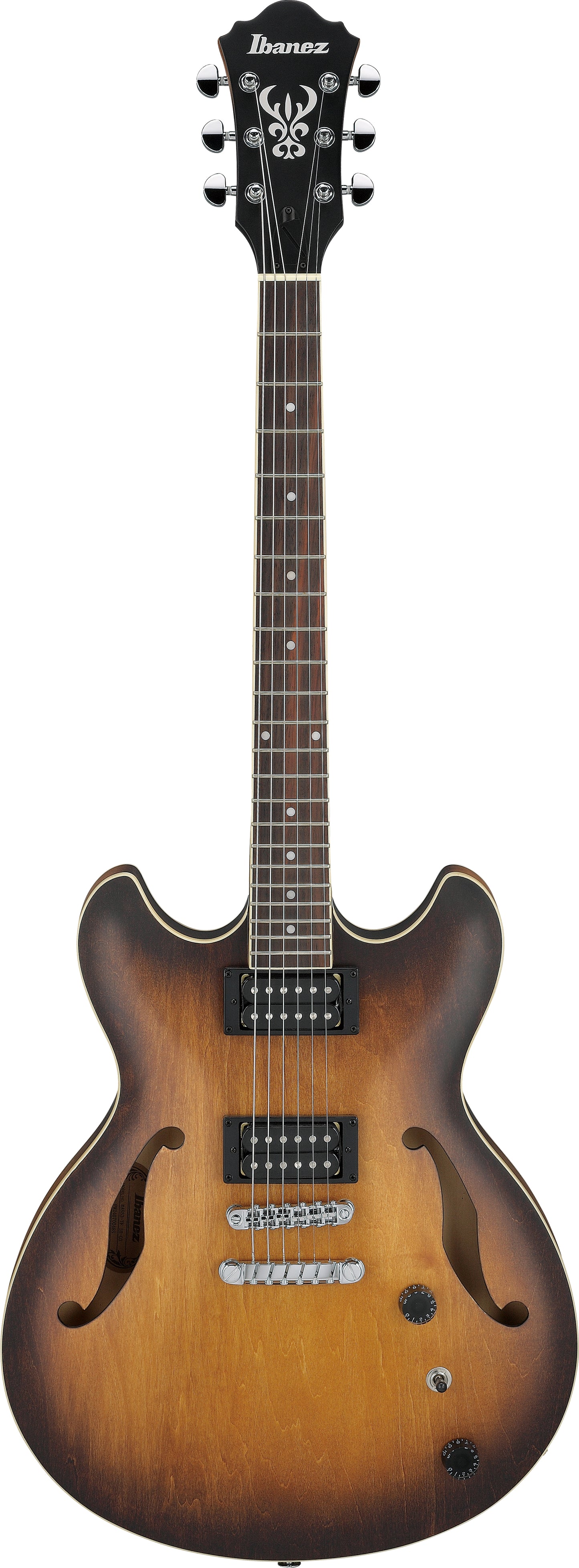 Ibanez Artcore AS53 Semi Hollow Body Electric Guitar - Tobacco Flat