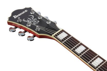 Ibanez AS73 Artcore Semi-Hollow Body Electric Guitar - Transparent Tangerine Flat