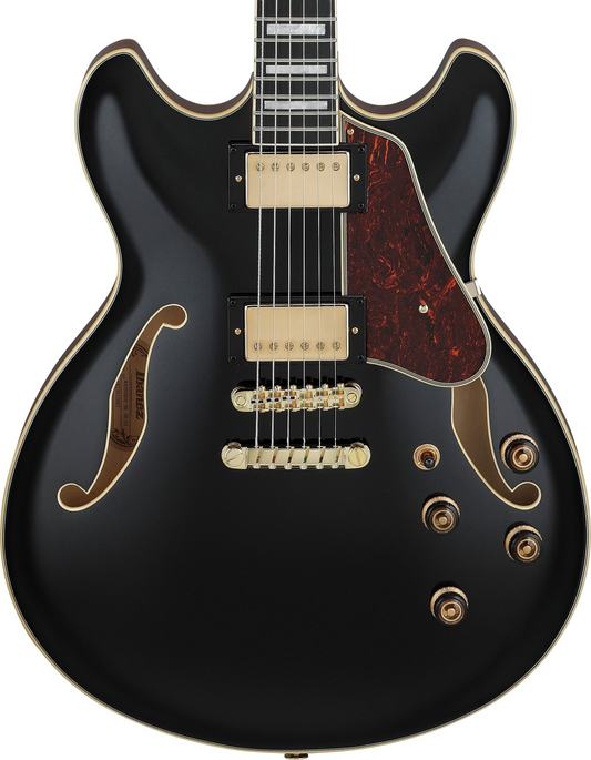 Ibanez AS93B Artcore Expressionist Semi-Hollow Body Electric Guitar - Black