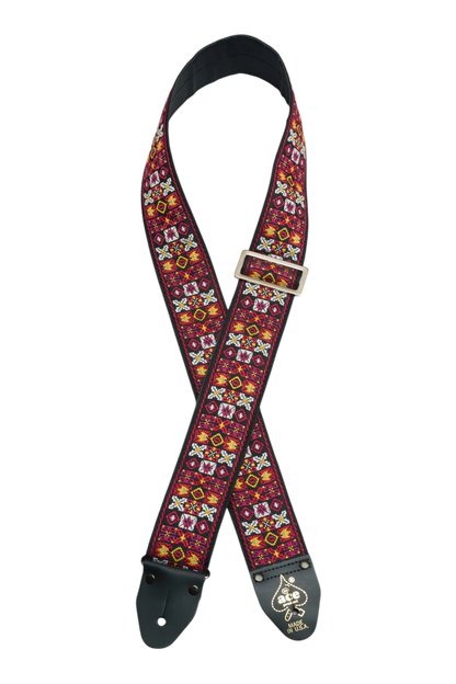 Ace Vintage Reissue Guitar Strap - X's & O's