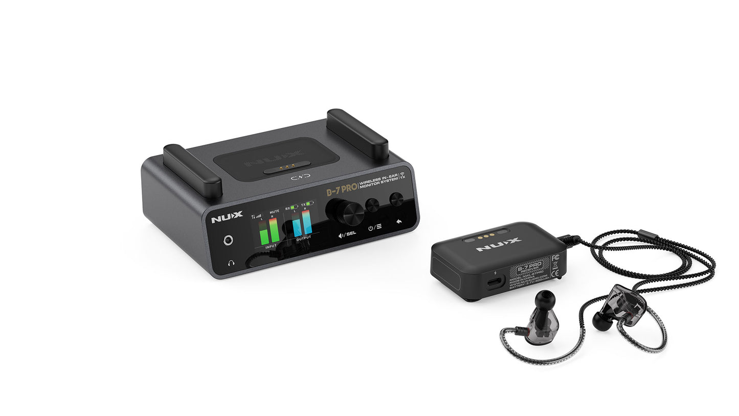 NUX B7-Pro Stereo Wireless In-Ear Monitor System