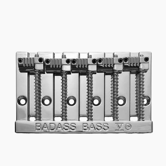 Allparts Leo Quan Badass V™ 5-String Bass Bridge - Chrome