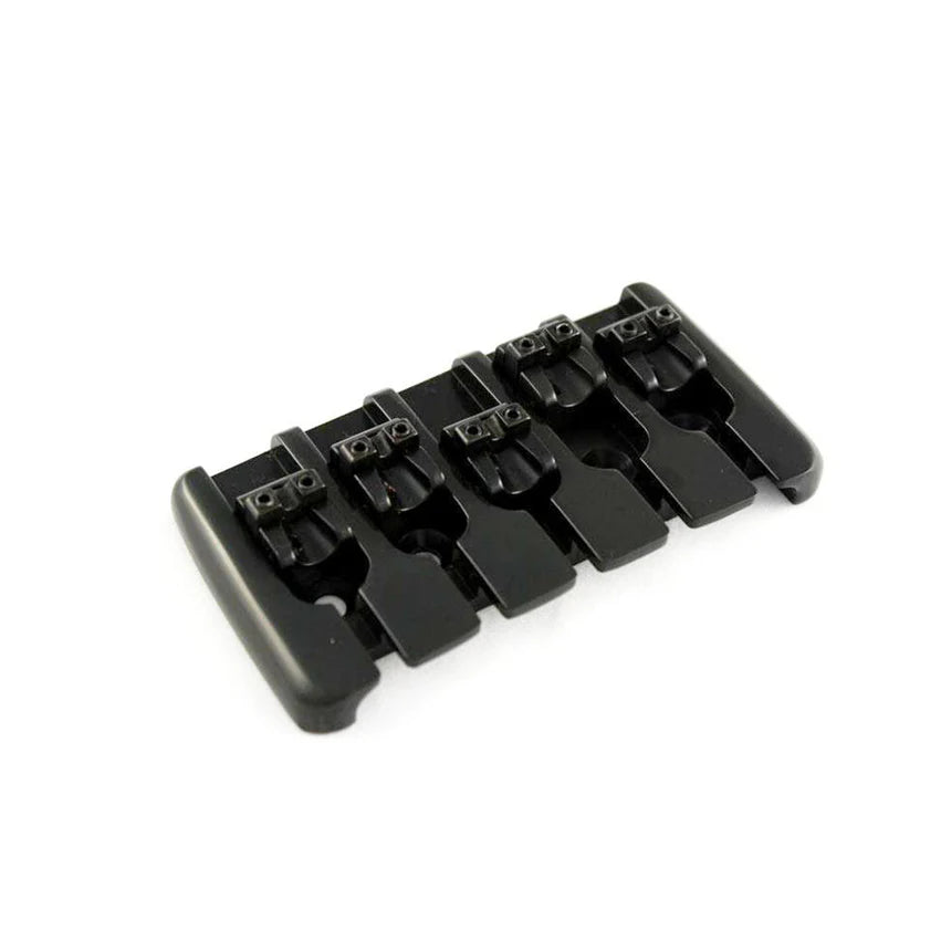 All Parts BB-3538-003 Modern Quick Release 5-String Bass Bridge - Black