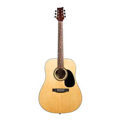 Beaver Creek Full Size Acoustic Guitar w/Gig Bag - Multiple Colors