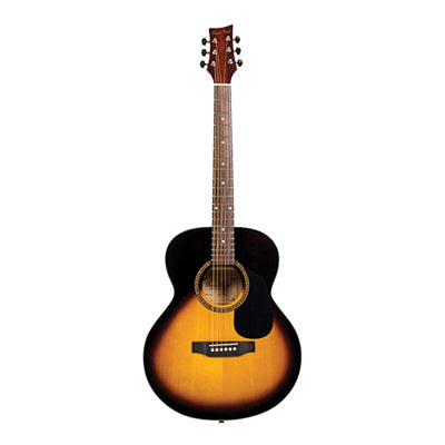 Beaver Creek BCTF101 Folk Sized Acoustic Guitar w/ Gig Bag - Vintage Sunburst