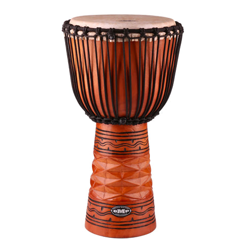 GMP Pro Series Djembe 50cm Height (Diamond Carving Natural)