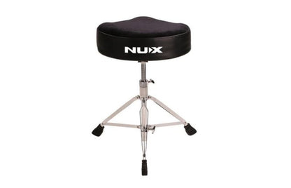 NUX DM-210-K All Mesh Head Digital Drum Kit w/ Motorcycle Style Drum Throne