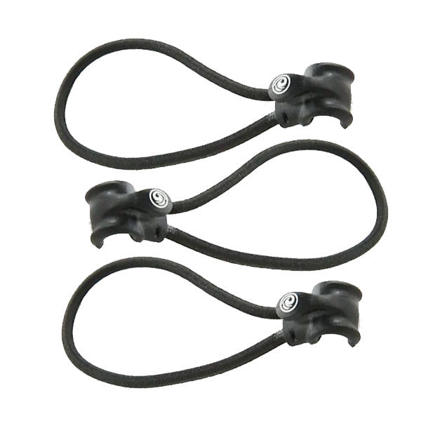 D'Addario 1/4" Elastic Cable Ties, 3 Pack
