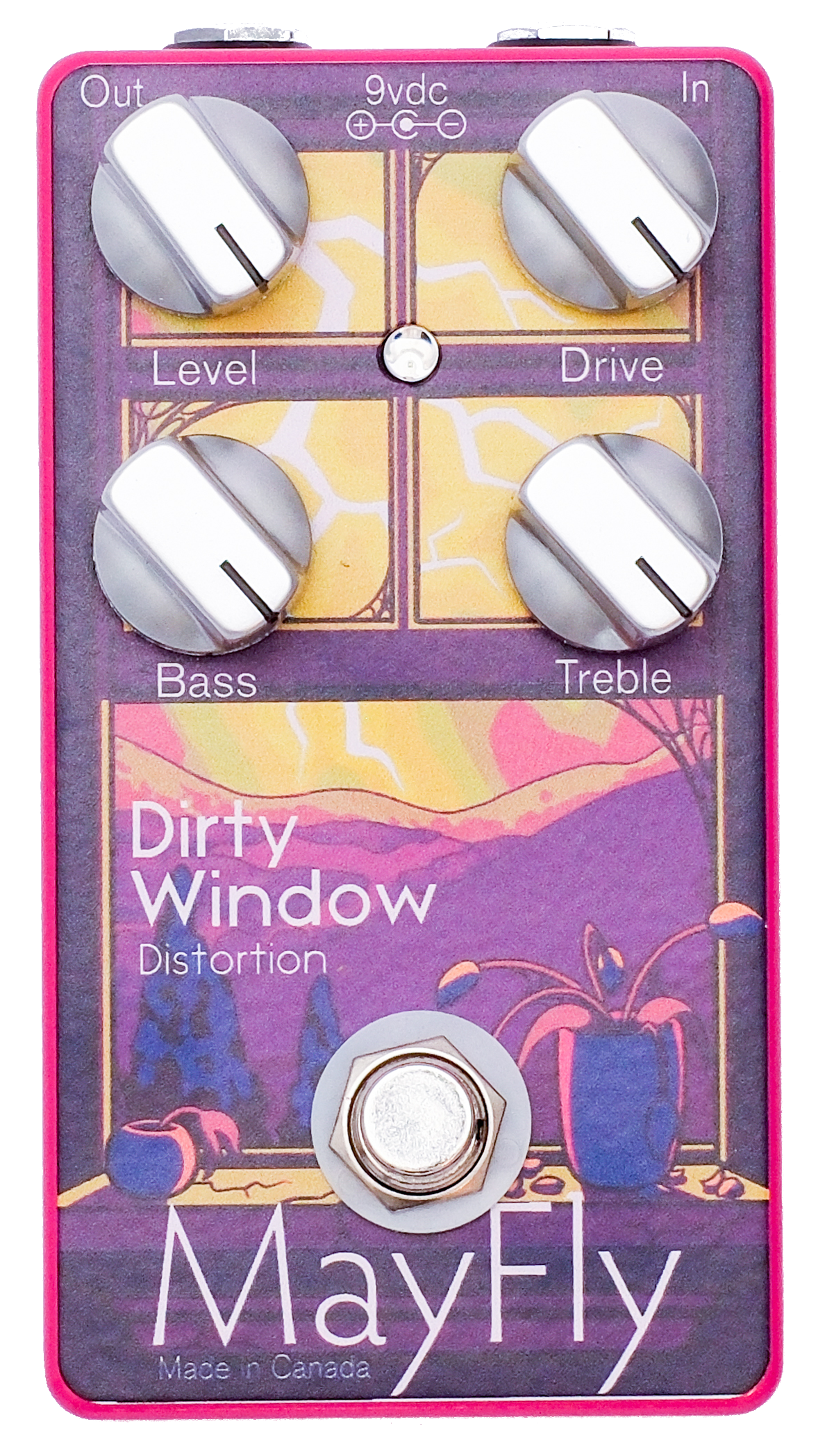 MayFly Audio Dirty Window Transparent Distortion Pedal