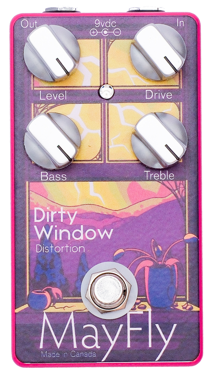 MayFly Audio Dirty Window Transparent Distortion Pedal