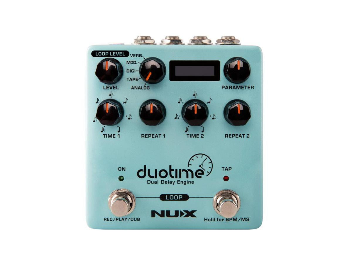 NUX Duotime Dual Delay Pedal