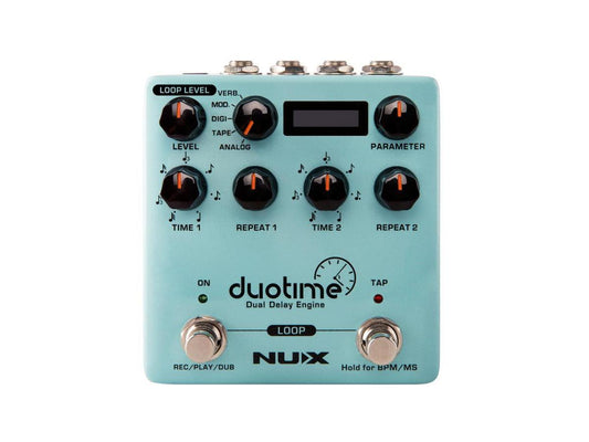 NUX Duotime Dual Delay Pedal
