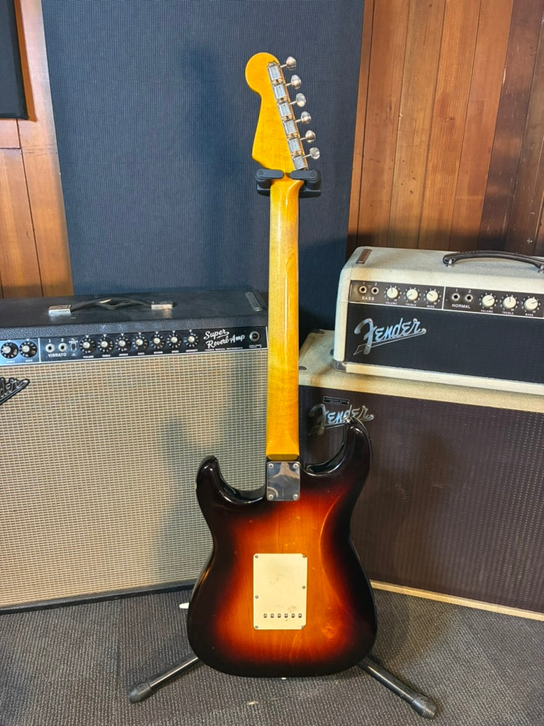 Fender Pre-CBS Stratocaster Electric Guitar w/Case - Refinished Sunburst (1964)