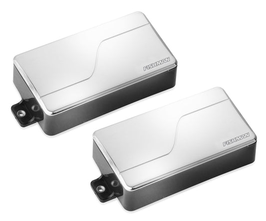 Fishman Fluence Modern Humbucker Pickup Set - 1 Alnico, 1 Ceramic, Nickel Cover