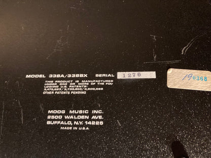 Moog Liberation Keytar Synth (1980-1981)