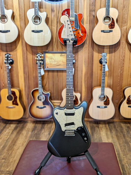 Squier Paranormal Super-Sonic Electric Guitar - Graphite Metallic (2020)