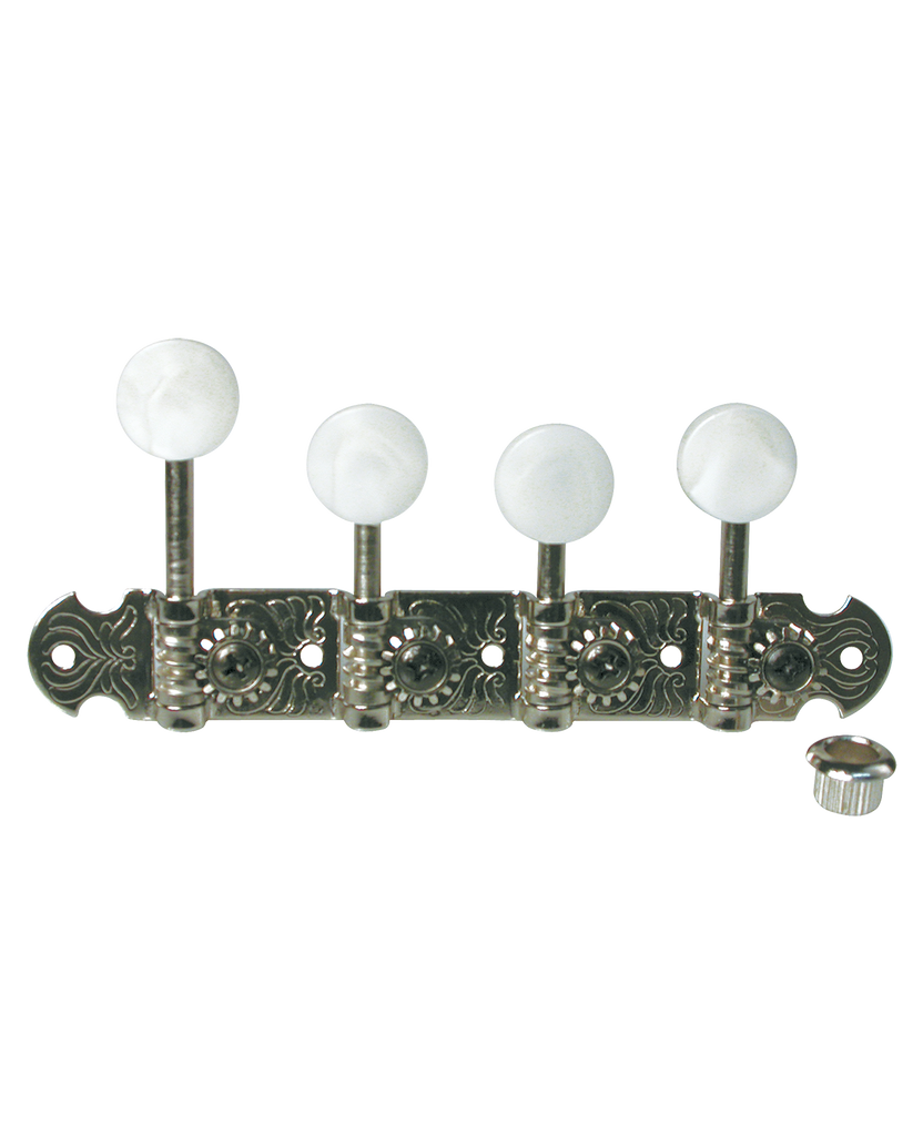 Golden Gate FM-2 F-Model Mandolin Tuners – 2 Planks (4+4) – Nickel
