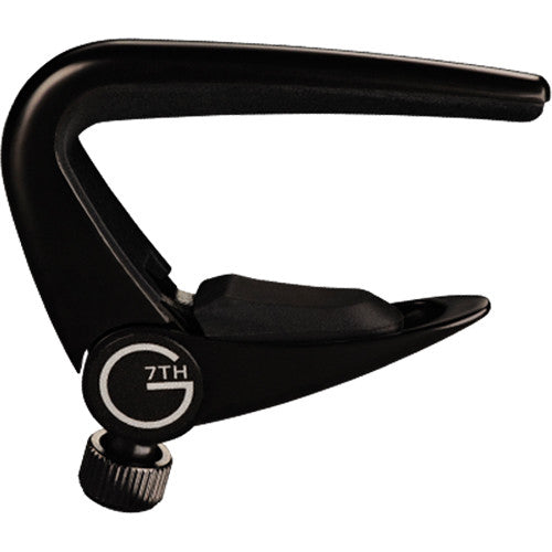 G7th Newport 6 String Capo - Black, Steel String
