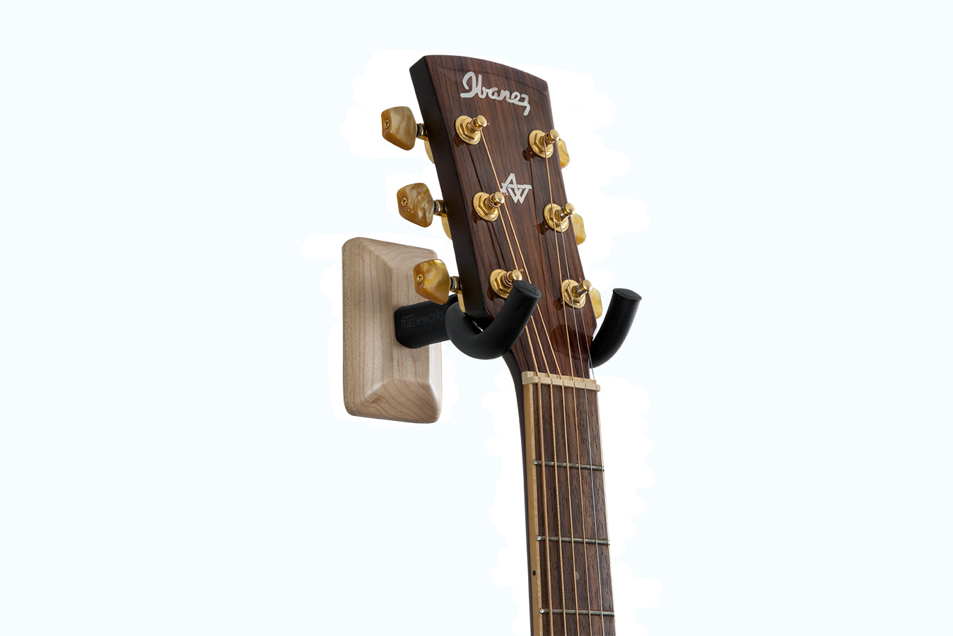Gator Wall Mount Guitar Hanger - Maple