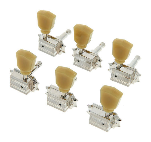 Grover Vintage 3x3 Machine Heads - Nickel