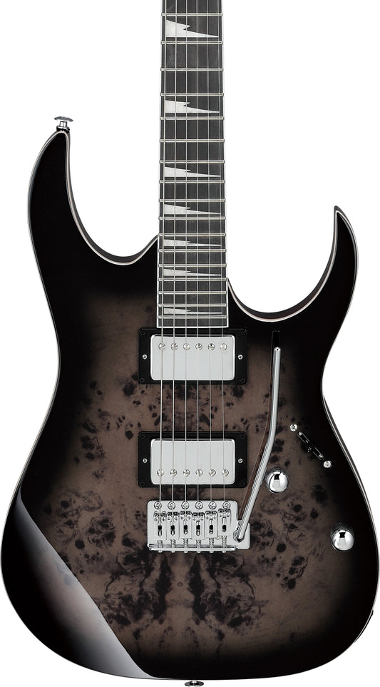 Ibanez Gio GRG220PA1 Electric Guitar - Transparent Black Brown Burst