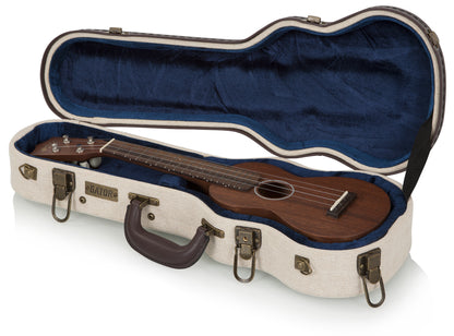 Gator Journeyman Soprano Style Ukulele Deluxe Wood Case