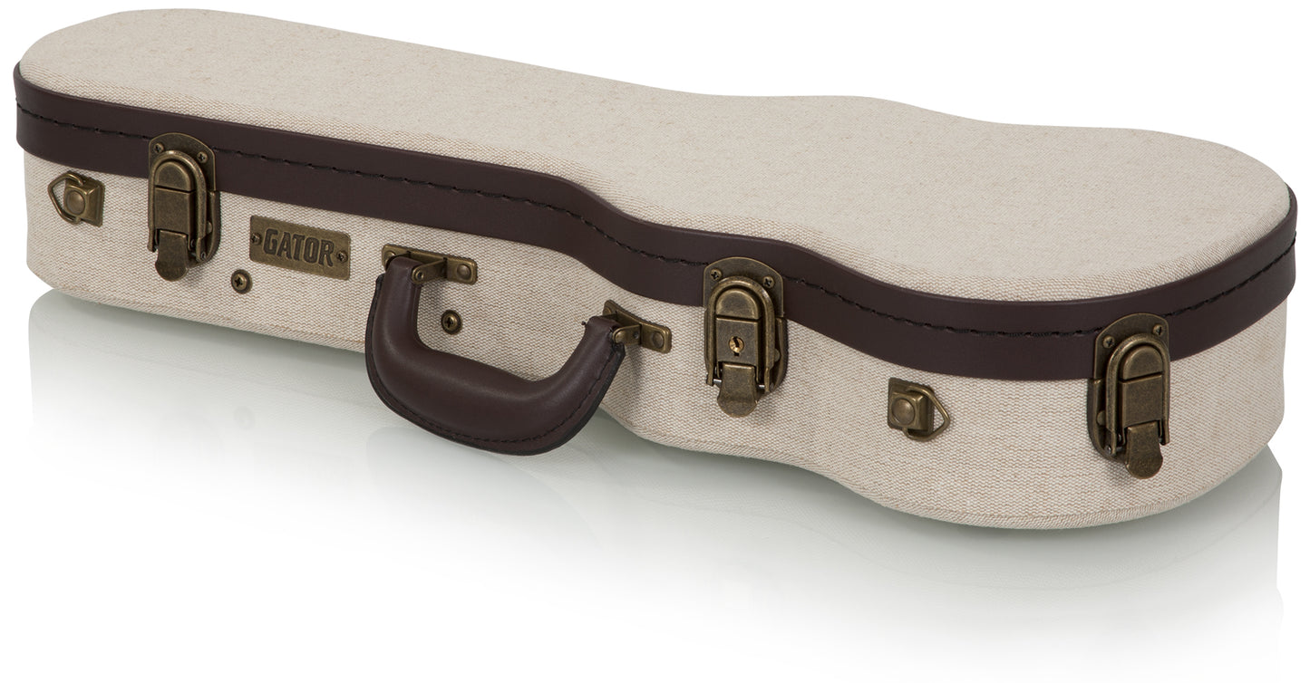 Gator Journeyman Soprano Style Ukulele Deluxe Wood Case