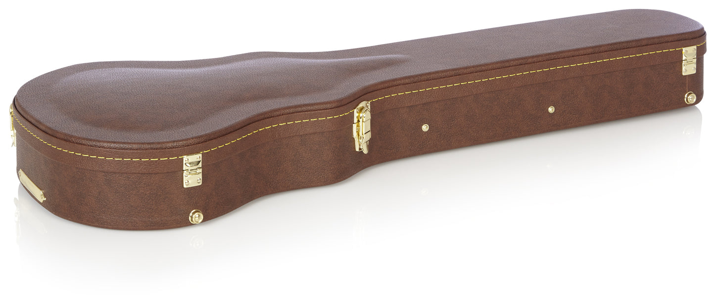 Gator GW-LP Deluxe Wood Les Paul Case - Brown