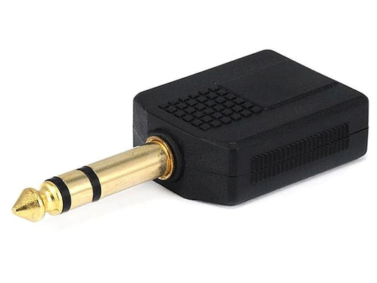 Digiflex HAA-SJ101 Performance Series Adapters -  1/4" TRS M / 2 × 1/4" TRS F Splitter