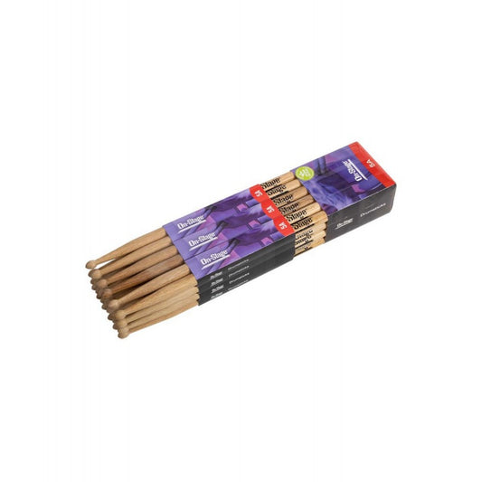 On-Stage 5A Hickory Drumsticks - Pair