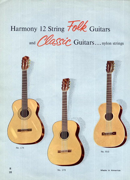 Harmony H173 Classical Guitar (Late 1960's)