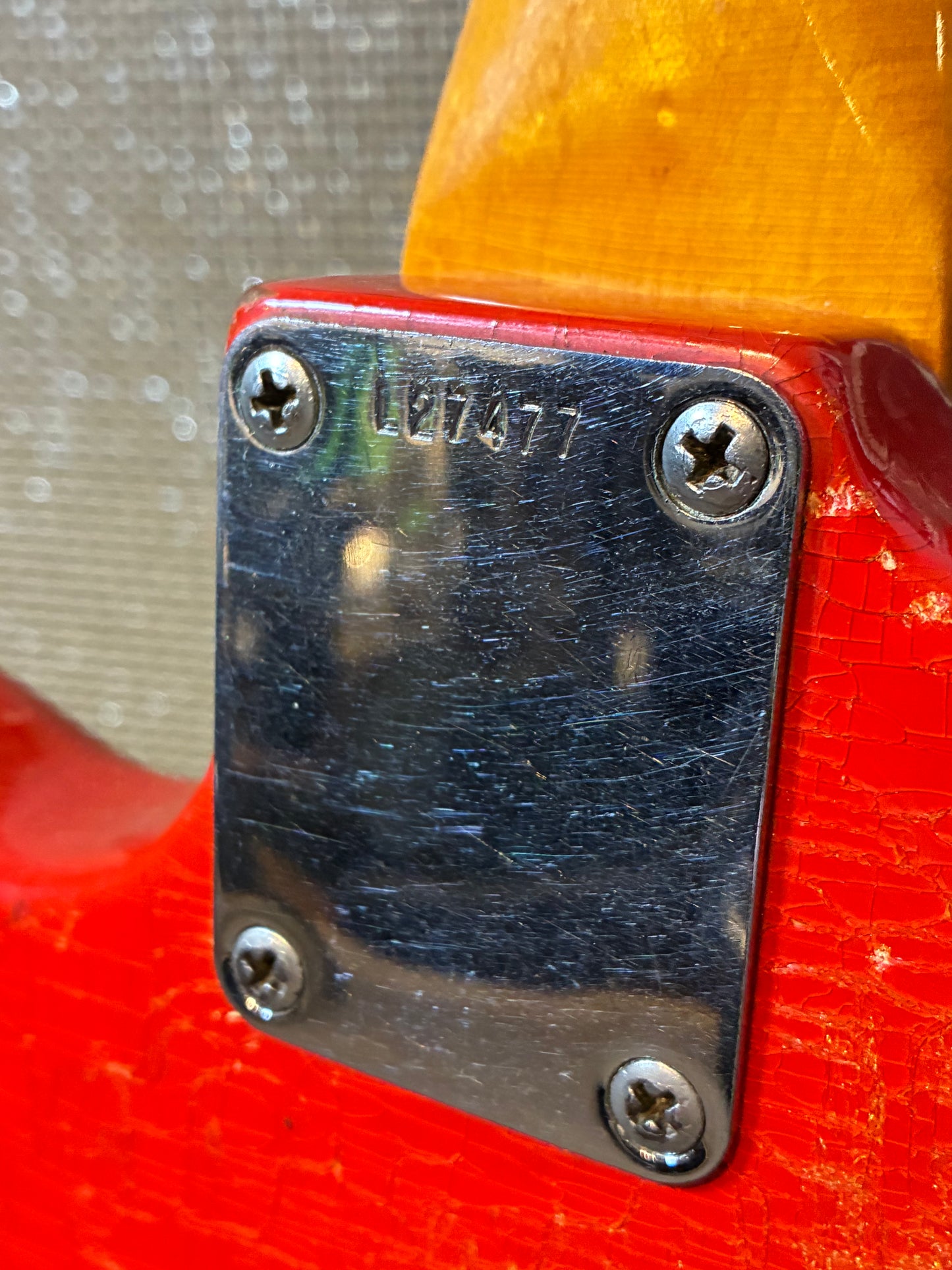 Fender Jaguar Electric Guitar w/Case - Fiesta Red Refinish (1964)