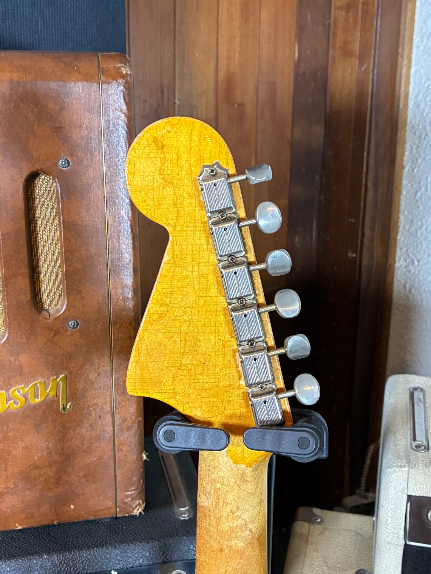 Fender Jaguar Electric Guitar w/Case - Fiesta Red Refinish (1964)