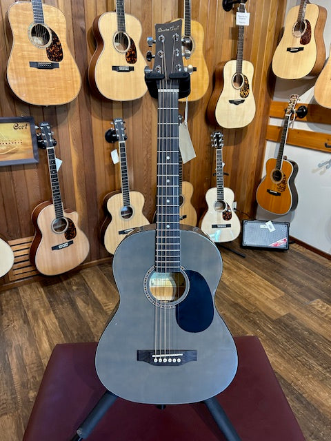 Beaver Creek 3/4 Size Acoustic Guitar w/Gig Bag  - Transparent Grey