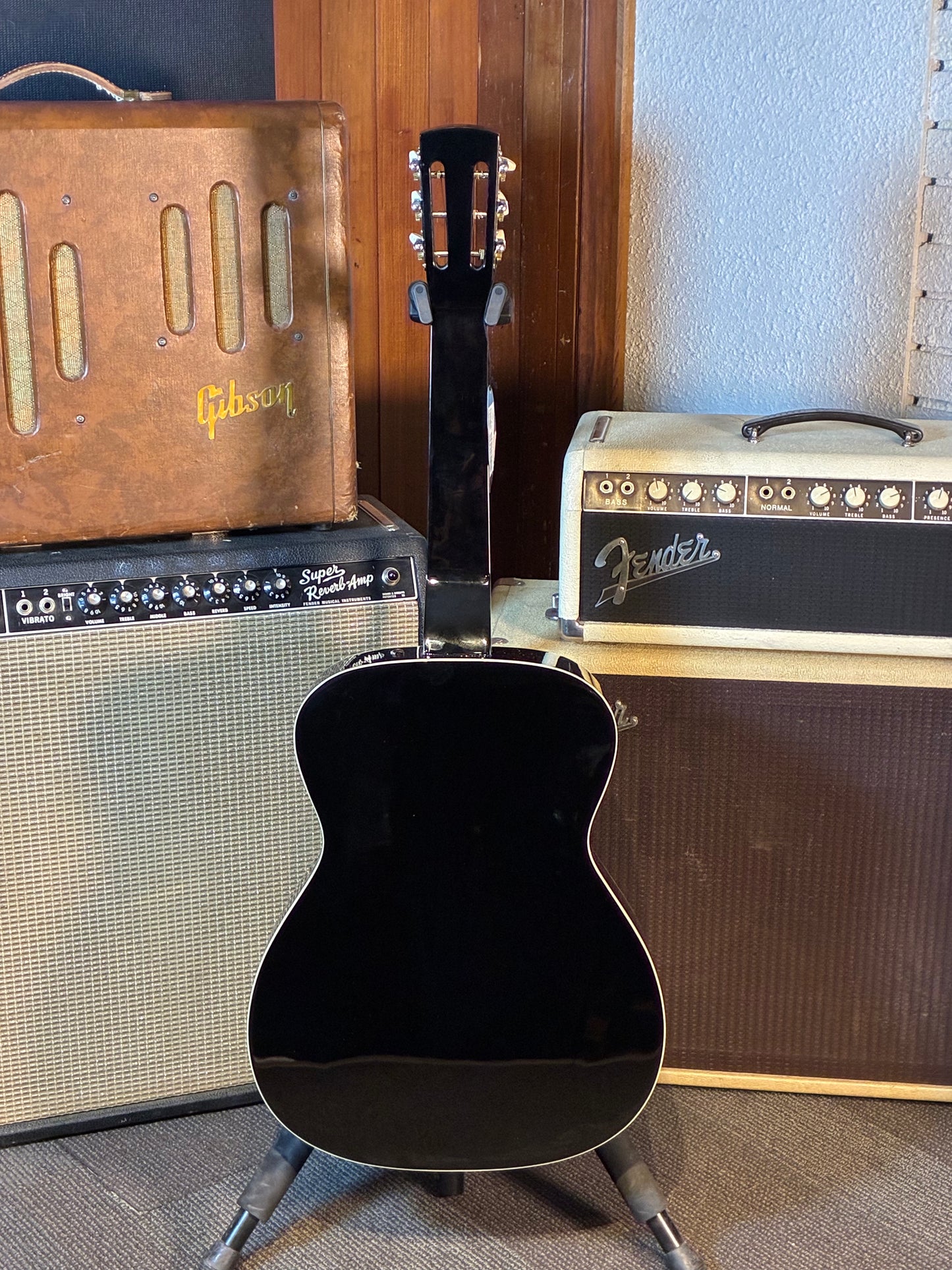 Regal RD-35BS Square Neck Resonator Guitar - Black