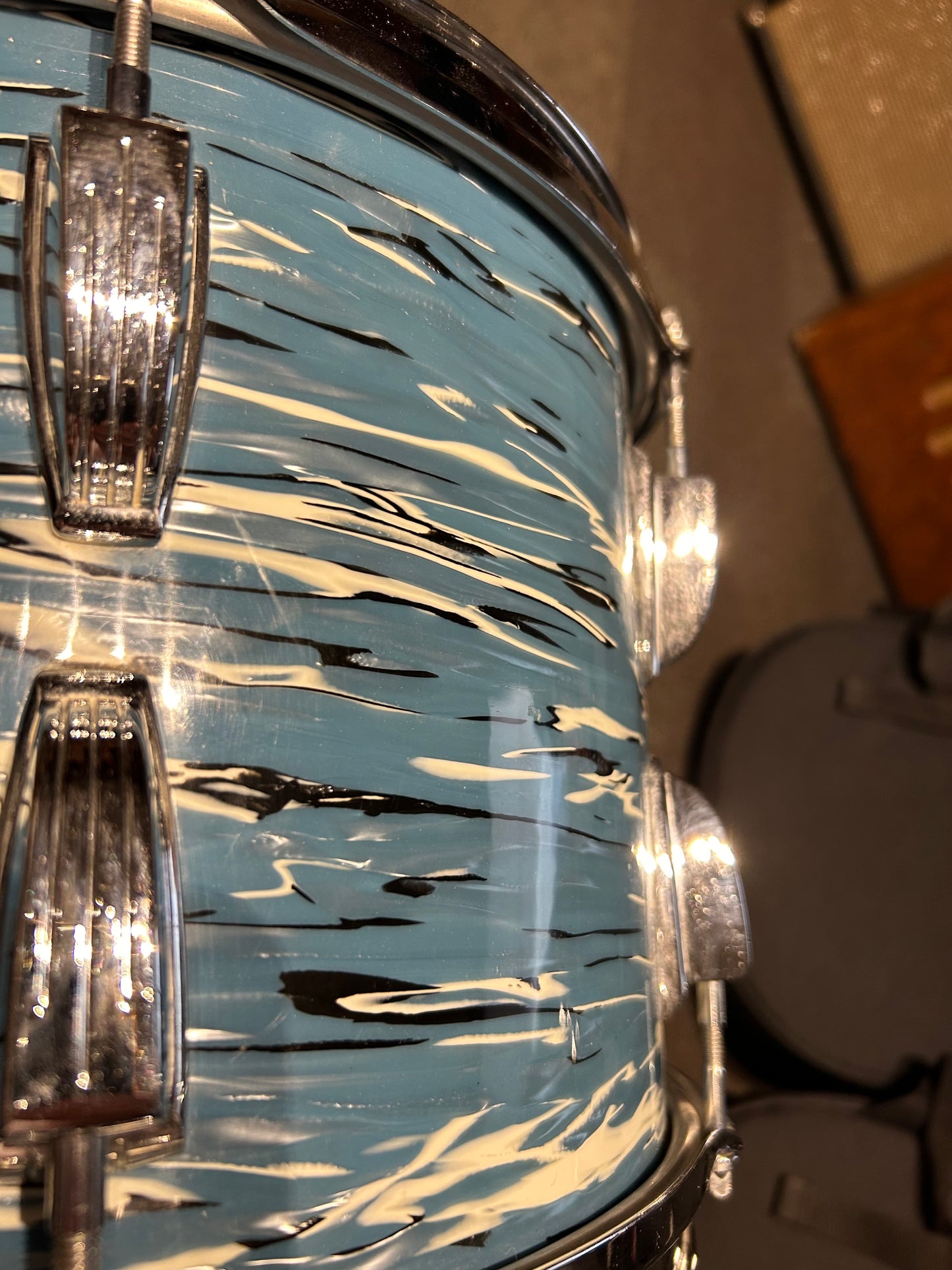 Ludwig 13"x9" Tom - Blue Oyster Pearl (1969)