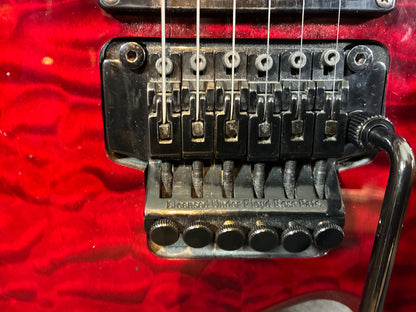 B.C. Rich Warlock Electric Guitar w/Case - Red Quilted Maple (Used)