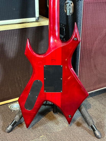 B.C. Rich Warlock Electric Guitar w/Case - Red Quilted Maple (Used)