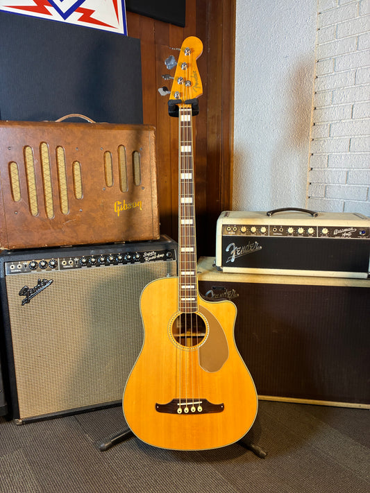 Fender Kingman Bass SCE Acoustic/Electric Bass w/Case - Natural (2015)