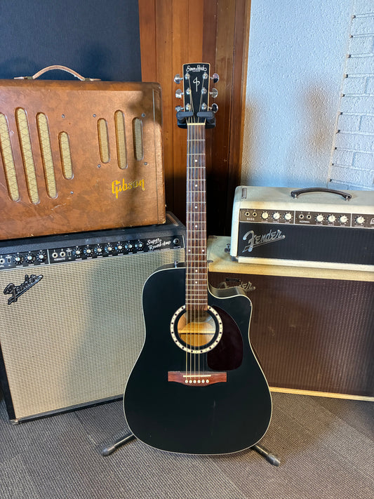 Simon & Patrick Songsmith CW EQ Acoustic/Electric Guitar w/Case - Black (Used)
