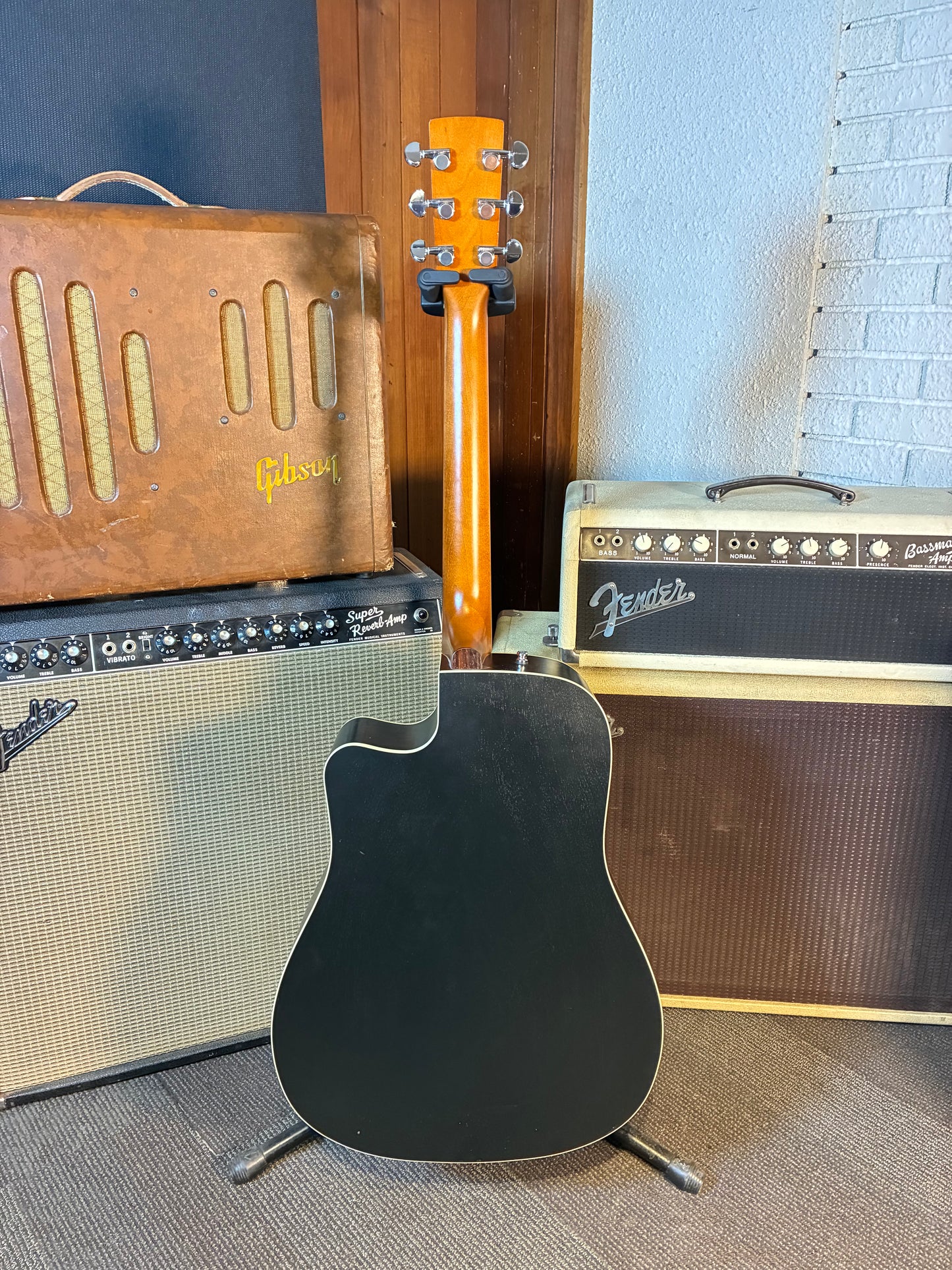 Simon & Patrick Songsmith CW EQ Acoustic/Electric Guitar w/Case - Black (Used)